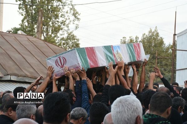 مراسم استقبال از شهید مدافع حرم سید جلال حبیب‌اله‌پور در بابلسر