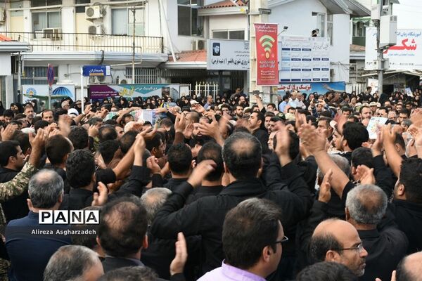 مراسم تشییع پیکر شهیدسید جلال حبیب‌اله‌پور