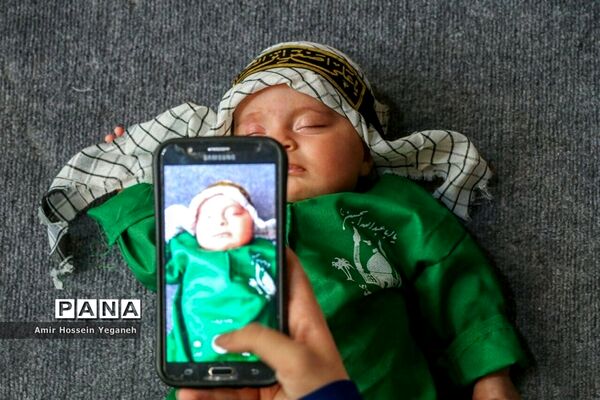 مراسم شیر خوارگان حسینی در جزیره کیش