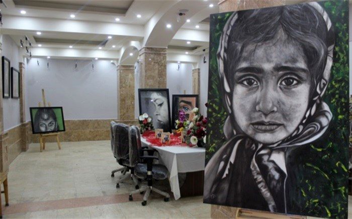 نمایشگاه طراحی و نقاشی  آروزهایی قد آسمان دارند