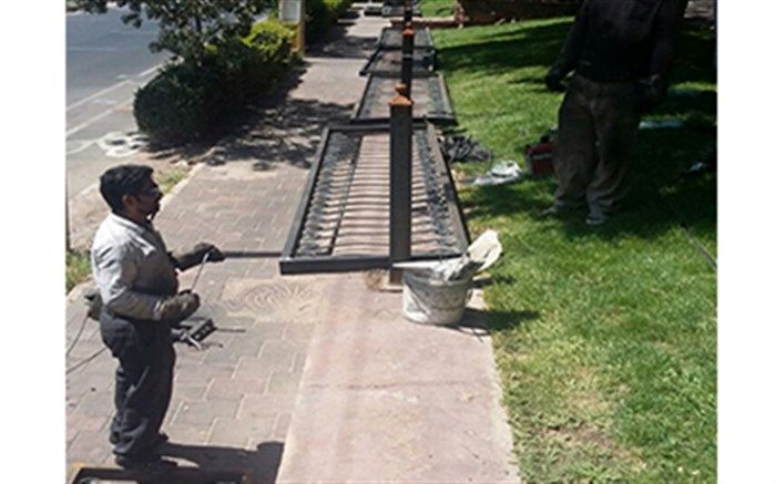 عملیات ایمن سازی در بوستان خبرنگار اجرا شد