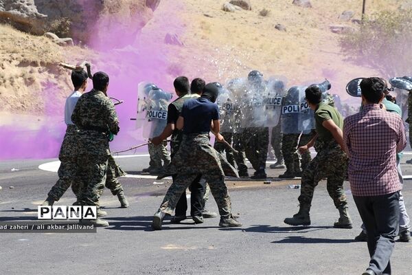 رزمایش اقتدار عاشورایی بسیج شهرستان تویسرکان