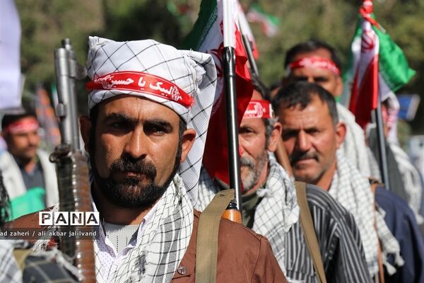 رزمایش اقتدار عاشورایی بسیج شهرستان تویسرکان