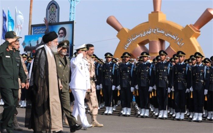 حضور و سخنرانی فرمانده کل قوا در دانشگاه علوم دریایی امام خمینی(ره) نوشهر
