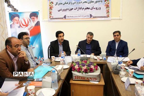 جلسه برنامه ریزی معاونان پرورشی و تربیت بدنی جوار اهر، سراب و میانه