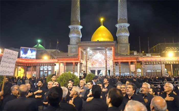برگزاری مراسم سوگواری ایام محرم در آستان مقدّس حضرت عبدالعظیم حسنی علیه‌السلام