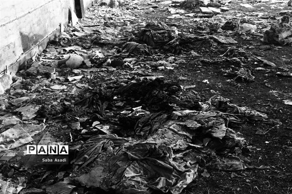 گله دار و سالن ورزشی سوخته