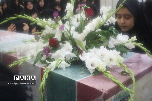 تشییع پیکر مطهر  ۹ شهید گمنام دفاع مقدس در تبریز