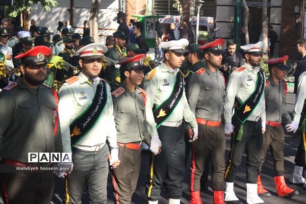 تشییع پیکر مطهر  ۹ شهید گمنام دفاع مقدس در تبریز
