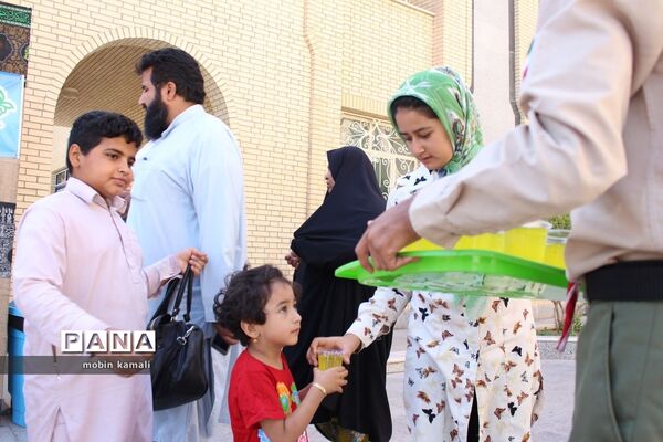 ایستگاه صلواتی دانش‌آموزان پیشتاز سیستان و بلوچستان
