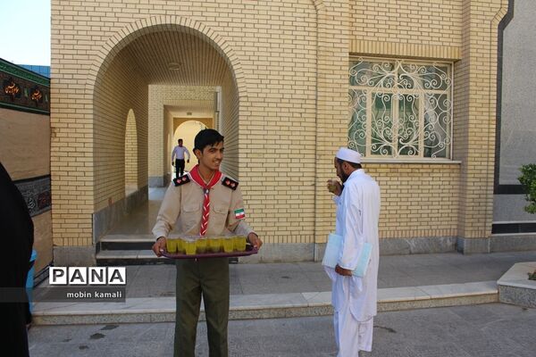 ایستگاه صلواتی دانش‌آموزان پیشتاز سیستان و بلوچستان