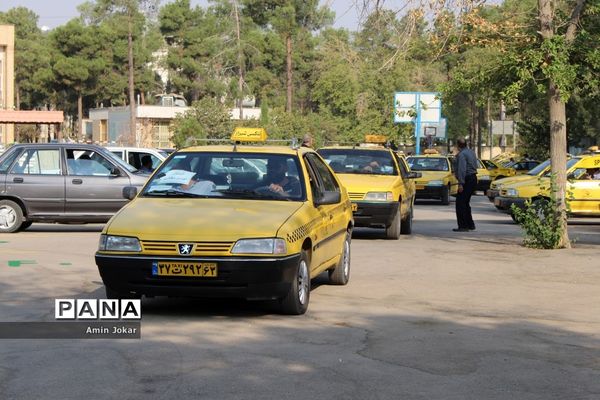 مانور سرویس مدارس شهر شیراز به مناسبت آغاز سال تحصیلی