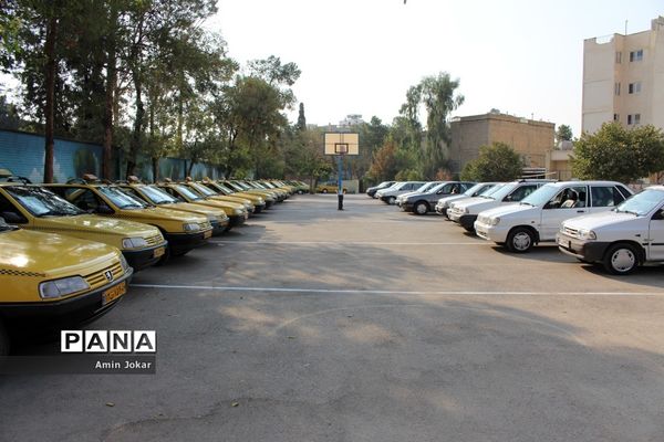 مانور سرویس مدارس شهر شیراز به مناسبت آغاز سال تحصیلی