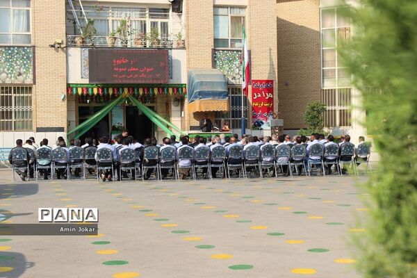 مانور سرویس مدارس شهر شیراز به مناسبت آغاز سال تحصیلی