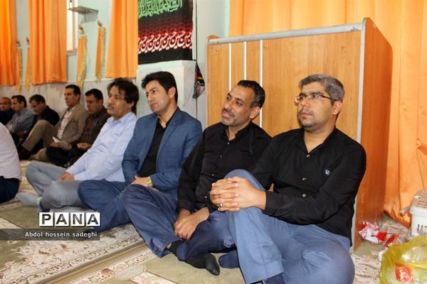 مراسم عزاداری محرم در اداره کل آموزش و پرورش استان  بوشهر
