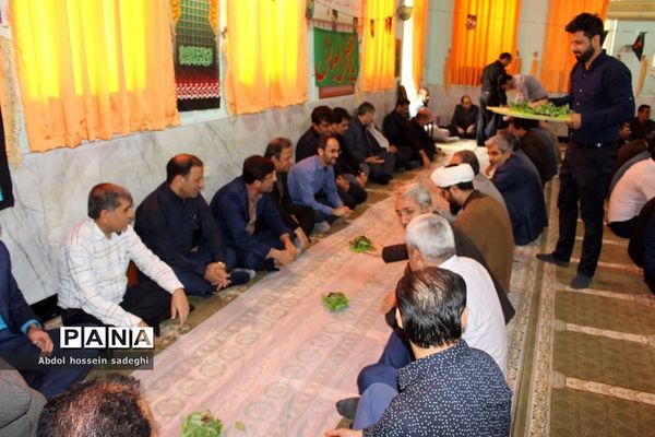 مراسم عزاداری محرم در اداره کل آموزش و پرورش استان  بوشهر