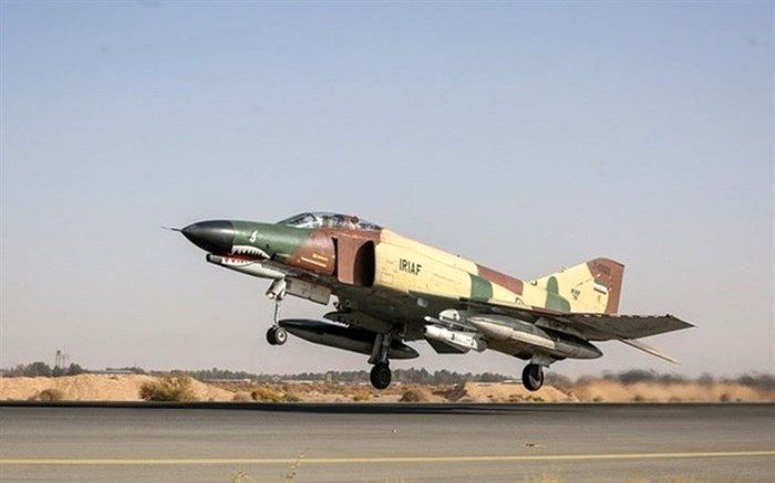 رژه تمرینی هوایی مشترک جنگنده‌های نیروی هوایی ارتش و سپاه پاسداران