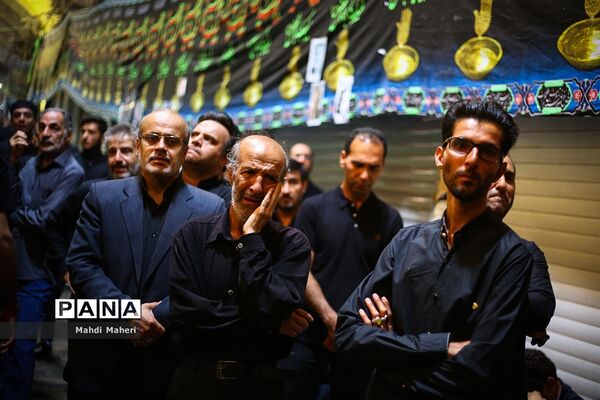 سوگواری تاسوعای حسینی در بازار  تهران