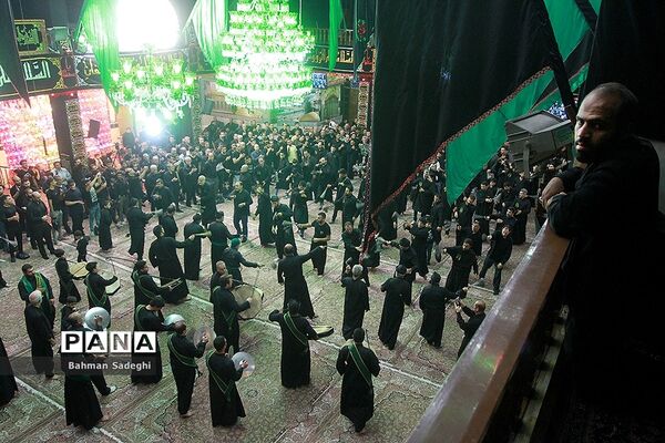 سوگواری تاسوعای حسینی در حسینیه کربلایی ها