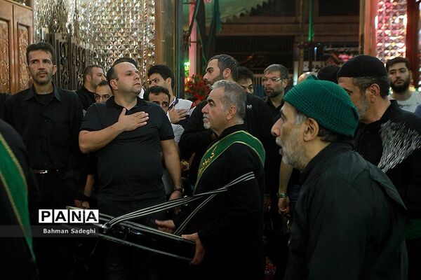 سوگواری تاسوعای حسینی در حسینیه کربلایی ها