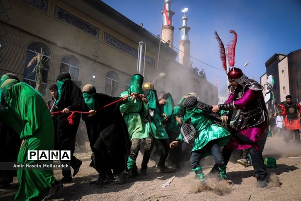 آیین « خیمه سوزان » عاشورای حسینی در ارومیه