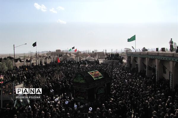 مراسم نخل گردانی در شهرستان خوسف