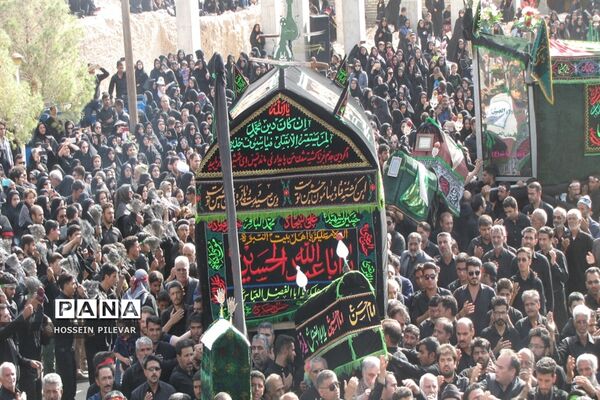 مراسم نخل گردانی در شهرستان خوسف