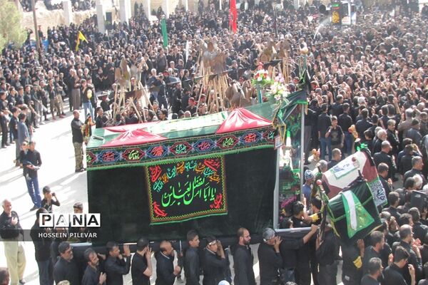 مراسم نخل گردانی در شهرستان خوسف