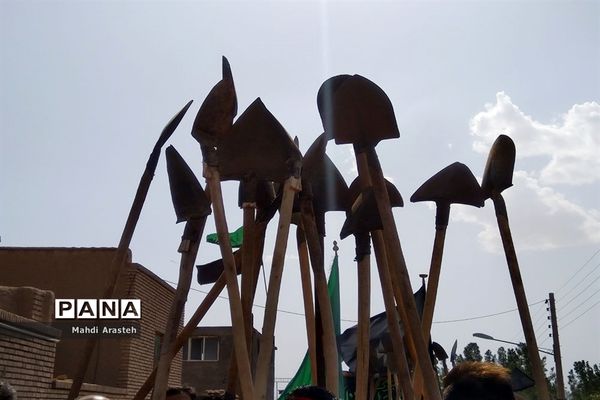 مراسم بیل زنی درشهرستان خوسف