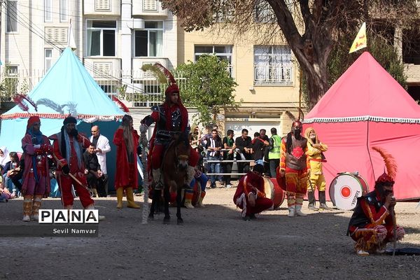 مراسم شبیه خوانی  در محله شنب قازان تبریز