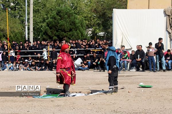 مراسم شبیه خوانی  در محله شنب قازان تبریز