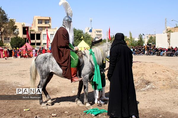 مراسم شبیه خوانی  در محله شنب قازان تبریز