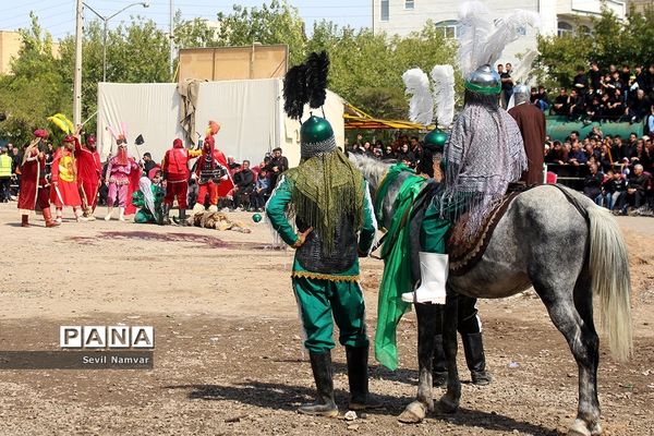 مراسم شبیه خوانی  در محله شنب قازان تبریز