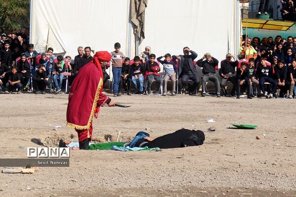 مراسم شبیه خوانی  در محله شنب قازان تبریز