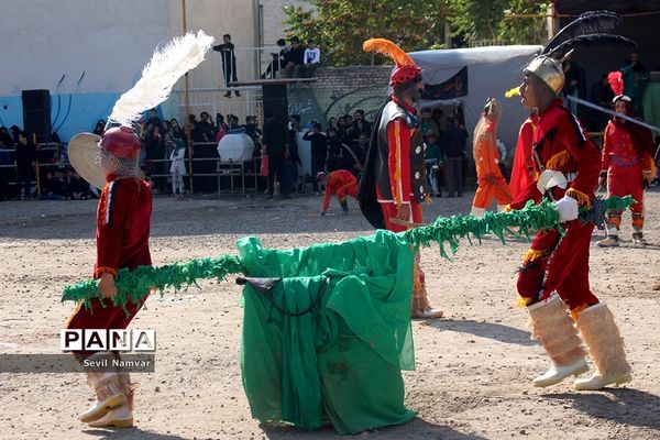 مراسم شبیه خوانی  در محله شنب قازان تبریز