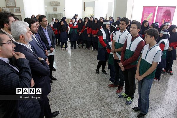 بازدید دانش آموزان از موزه ملی ایران