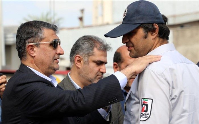 آتش‌نشانان ساری با حضور استاندار مازندران تجلیل شدند