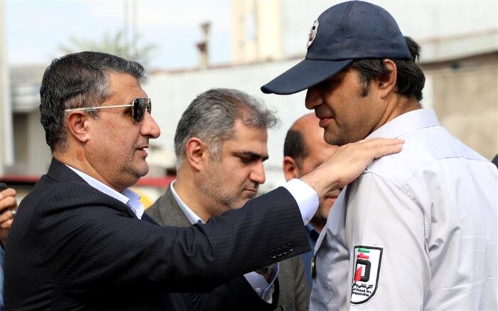 آتش‌نشانان ساری با حضور استاندار مازندران تجلیل شدند