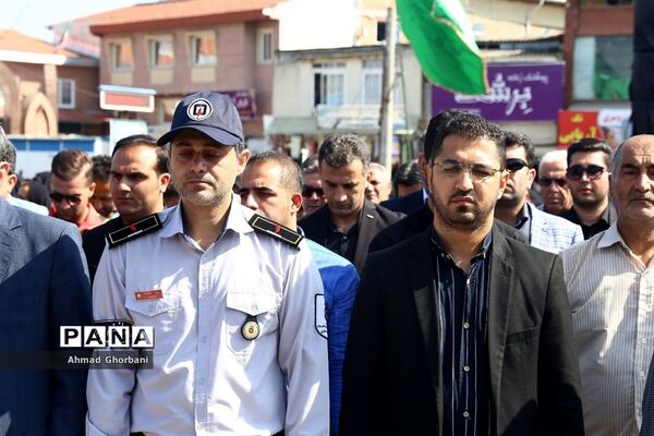 آیین تشییع پیکر آتش‌نشان شهید اسماعیل ابراهیمی