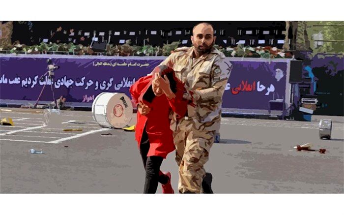 راز کشف حجاب دختر مانتو قرمز