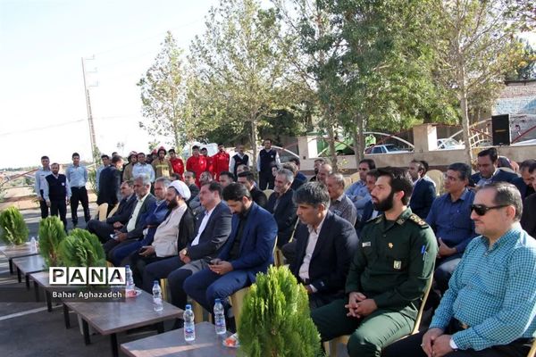 مراسم تجلیل از آتش نشانان فشافویه