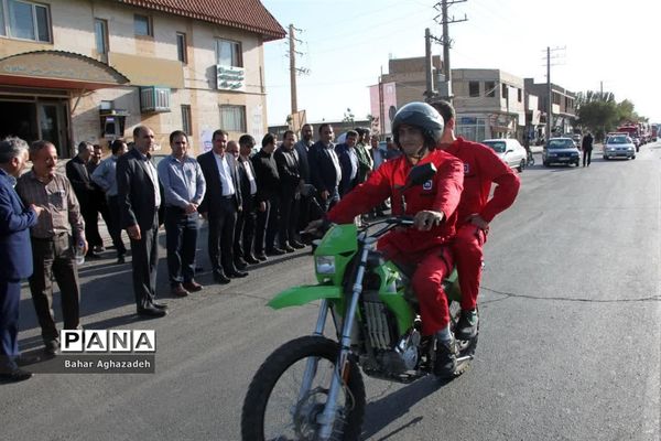 مراسم تجلیل از آتش نشانان فشافویه