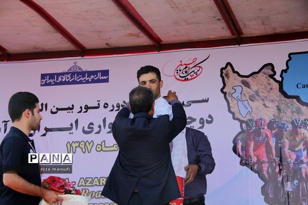 پایان دوره نخست  توردوچرخه سواری  ایران-آذربایجان در ارومیه