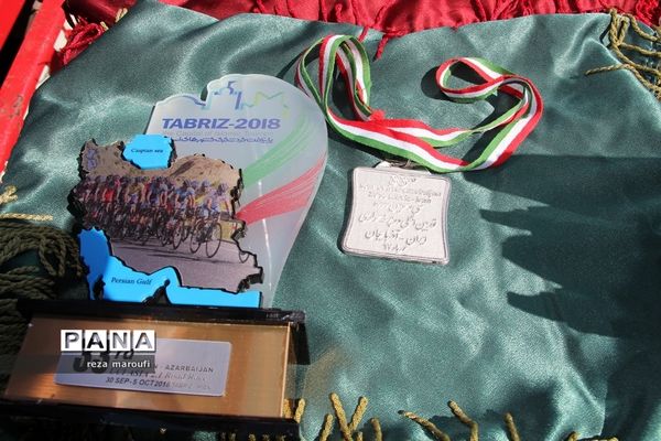 پایان دوره نخست  توردوچرخه سواری  ایران-آذربایجان در ارومیه