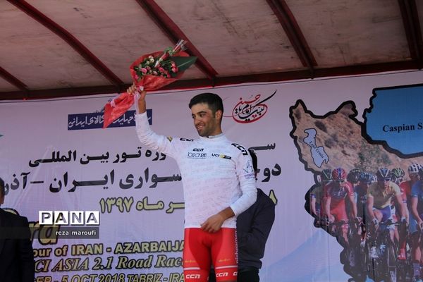 پایان دوره نخست  توردوچرخه سواری  ایران-آذربایجان در ارومیه