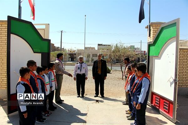 بازدید رئیس سازمان دانش‌آموزی استان خراسان جنوبی از مدرسه امام حسن مجتبی (ع) شهرستان قاین