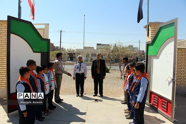 بازدید رئیس سازمان دانش‌آموزی استان خراسان جنوبی از مدرسه امام حسن مجتبی (ع) شهرستان قاین