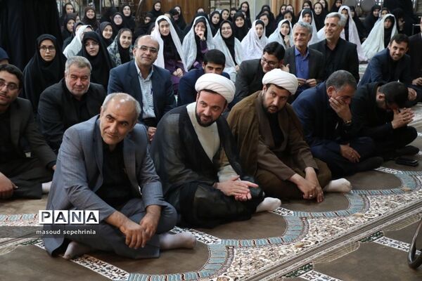 مراسم زنگ نماز در دبیرستان عفتیه تبریز