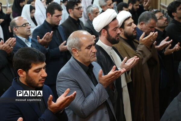 مراسم زنگ نماز در دبیرستان عفتیه تبریز