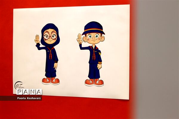 نمایشگاهی از نقاشی های دیجیتال دو دانش آموز شیرازی